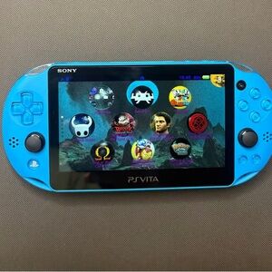 Sony PS Vita Handheld Console in Bright Blue